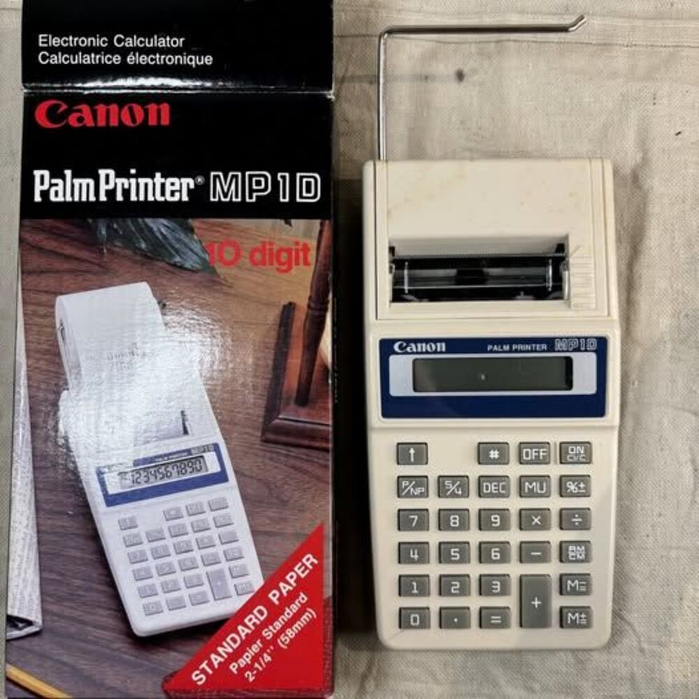 Canon MP1D Palm Printer Vintage Printer For Parts Or Repair
